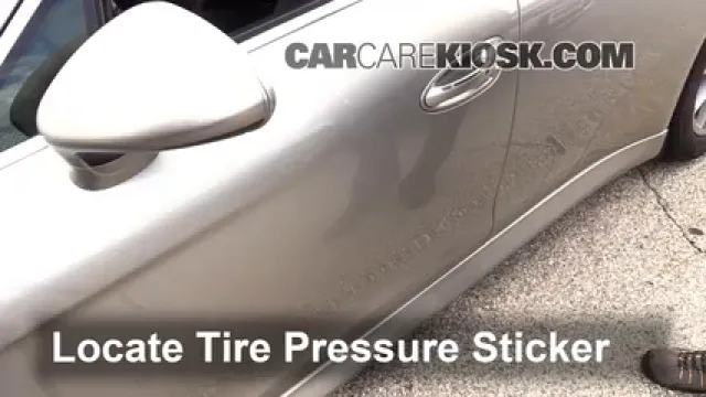 2010 Porsche Panamera 4S 4.8L V8 Pneus et roues Vérifier la pression des pneus